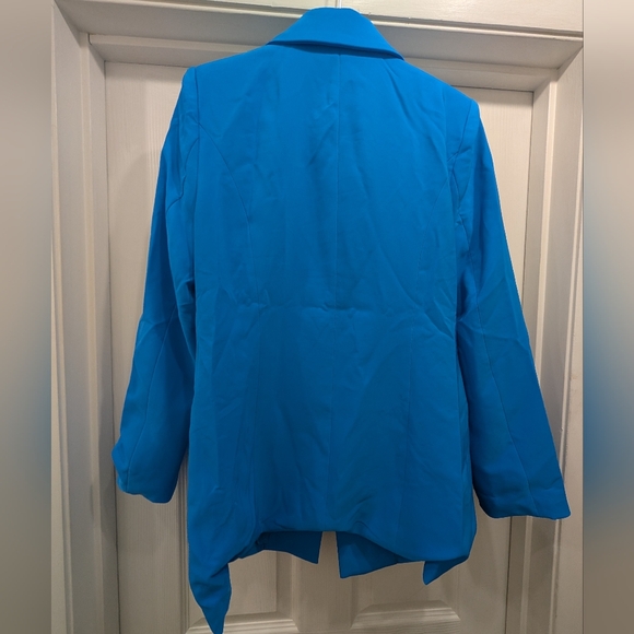 Michel Studio Sky Blue Double-Breasted Blazer | Size Large | NWOT - Picture 2 of 5